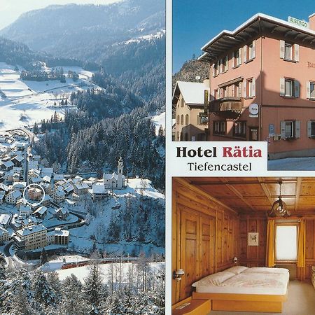 Hotel Raetia Tiefencastel Eksteriør bilde