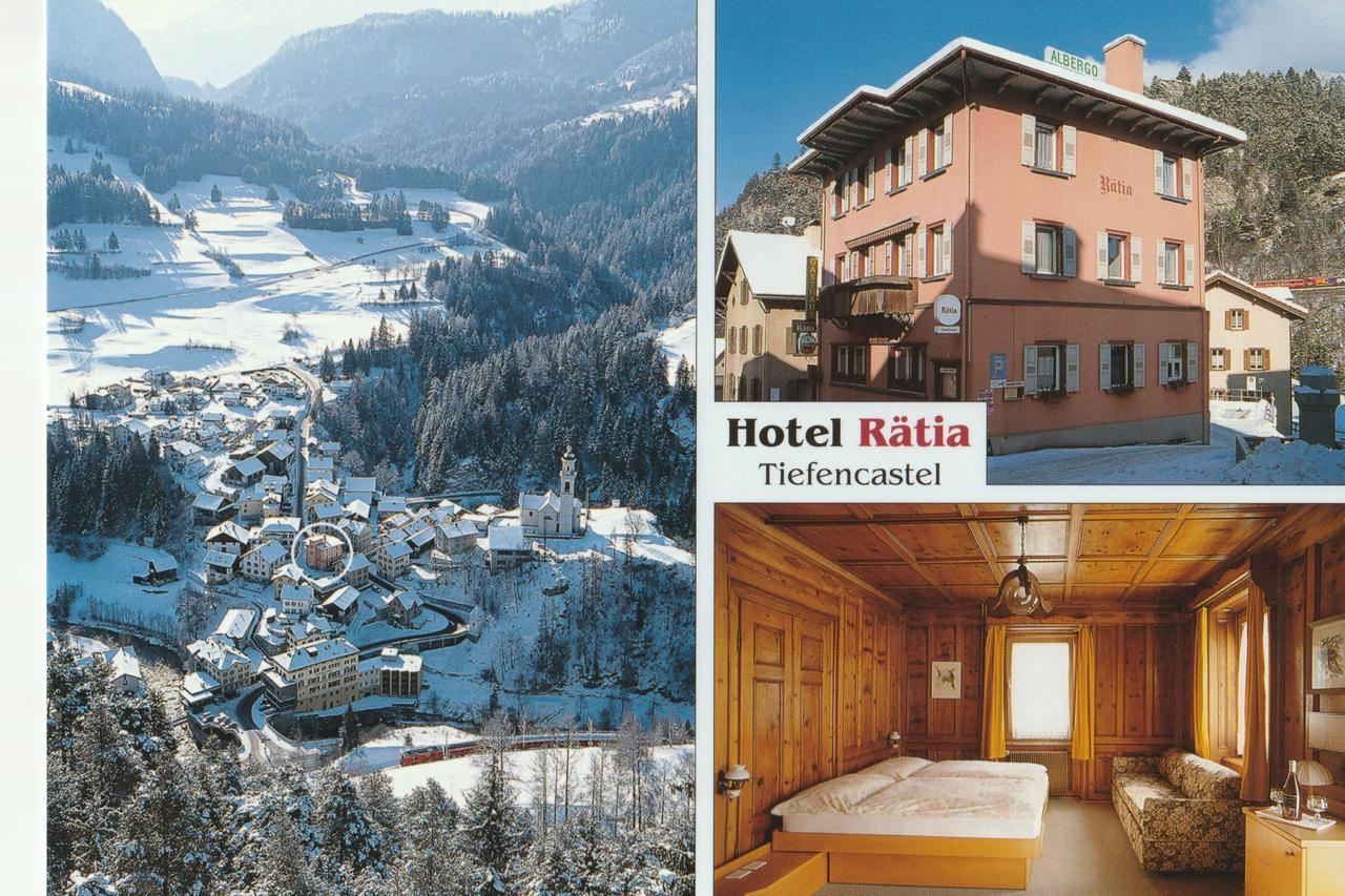 Hotel Raetia Tiefencastel Eksteriør bilde